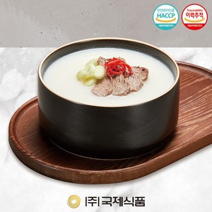 [국제식품] 16시간 진한육수 보양식품 한우고기 한우곰탕 500g(4팩), 4개, 500g