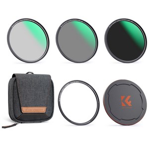 K&F CONCEPT Nano-X 마그네틱 5종 세트 (마그네틱 링+CPL+ND8+ND64+마그네틱 렌즈 캡), 49mm, 1개