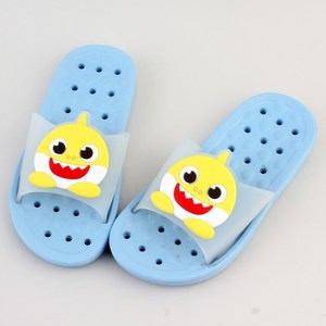 알파슈 핑크퐁 아동 입체 욕실화, 블루, 1개