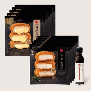 [사보텐] 오리지널 돈카츠 2종 세트 10팩(등심 5팩 치즈 5팩) + 돈카츠소스1, 220g, 1세트