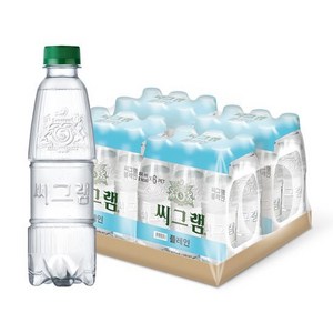 씨그램 플레인 라벨프리, 350ml, 24개