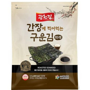 무조미구운파래김 광천 540매, 120g, 1개