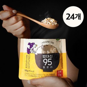 한채원 밥대신 95 칼로리 귀리 현미 곤약밥, 110g, 24개