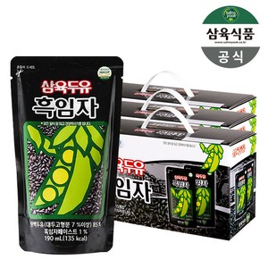 삼육 흑임자두유 190ml x45팩, 45개