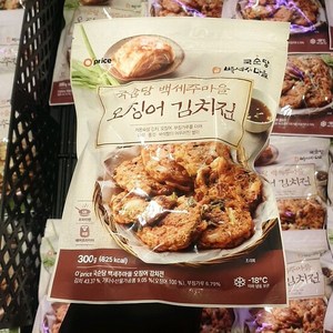 오프라이스 국순당 백세주마을 오징어 김치전 300g, 1개