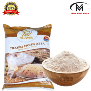 ALAMIR CHAKKI FRESH ATTA(100% WHEAT FLOUR) 5KG 1개