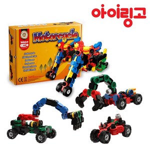 아이링고 모터싸이클 3D 관절 블록 장난감 131pcs, 1개