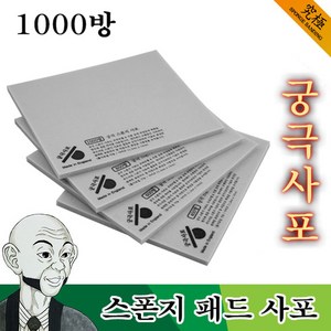 궁극사포 스폰지 패드 사포 1000방 2개입