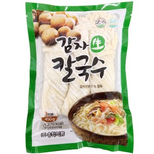 송학식품 감자 생칼국수, 450g, 4개