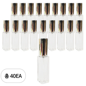 ABM 유리 향수공병 10ml, 혼합색상, 40개