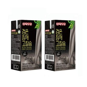 삼육두유 검은참깨고칼슘 190ml, 80개