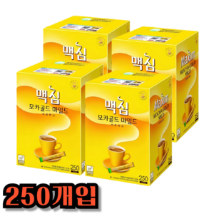 맥심 모카골드 250T, 12g, 250개입, 4개