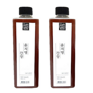 윤지영 간장, 500ml, 2개