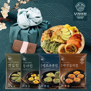 사옹원 명절3 (4종-동태전+깻잎전+아삭김치전+땡초부추전), 1세트