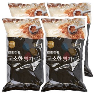 CJ 이츠웰 프리미엄 고소한 빵가루 2KG, 4개