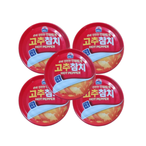 사조 고추참치 안심따개, 85g, 5개