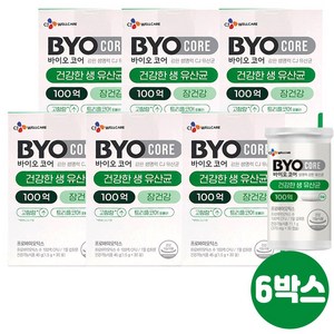 BYO 100억 식물성 유산균 캡슐, 11.1g, 6개