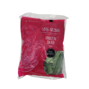 [얌얌마켓] 냉동 오크라홀 1kg (아이스박스 포함), 1개