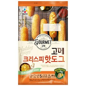 CJ제일제당 고메 크리스피 핫도그, 400g, 1개