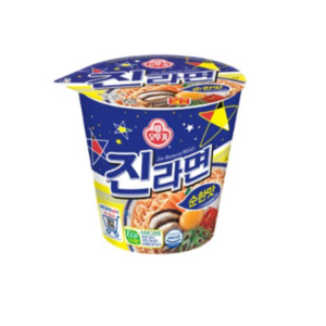 오뚜기 진라면컵 순한맛 65g, 108개