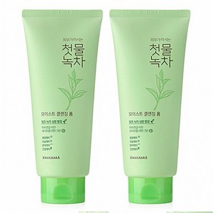 과일나라 첫물녹차 모이스트 클렌징폼, 180g, 2개