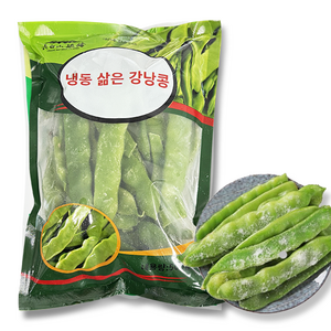 중국식품 삶은 강낭콩 떠우죠우 냉동강낭콩 500g, 1개