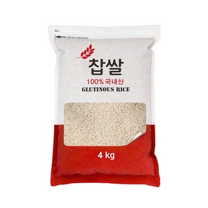 [남양농산] 24년산 국내산 찹쌀 4kg, 1개