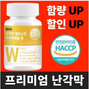 웰빙비책 난각막 가수분해물 구절초 HACCP인증, 1개, 60정