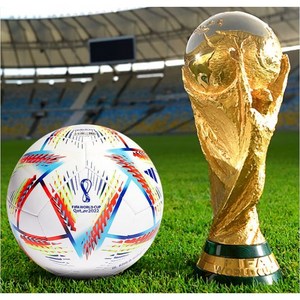 [국내배송] 카타르 월드컵 공인구 알릴라 축구공 4호 어린이 5호성인볼 주니어 축구공 포장랜덤, 5번 볼(그물망 핀 공기통증정), 1개