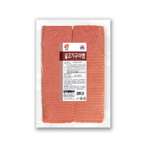 [소담푸드] 불고기구이햄(토스트 샌드위치용), 1kg, 10개