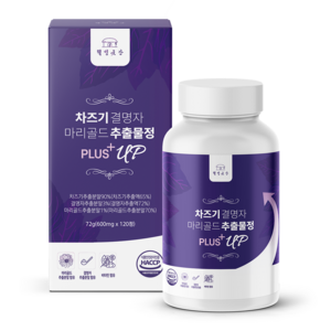 웰빙곳간 차즈기 결명자 마리골드 추출물정 PLUS UP 600mg X 120정, 1개