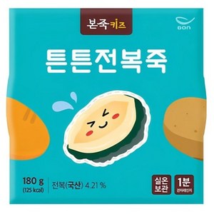 본죽 키즈 튼튼 전복죽 180g, 전복, 2개