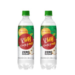 [본사직영]갈배 사이다 제로 500ml PET 4X6 24입, 24개