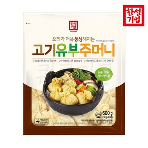 한성기업 고기 유부 주머니, 600g, 4개