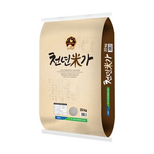 [유가농협] 천년미가 20kg/ 찹쌀이 섞여 찰진 쌀/ 13시 이전 주문시 당일발송, 1개