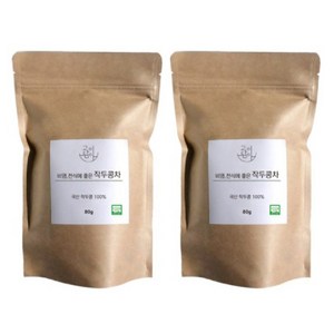 고이담아 유기농 작두콩차 슬라이스, 80g, 1개입, 2개