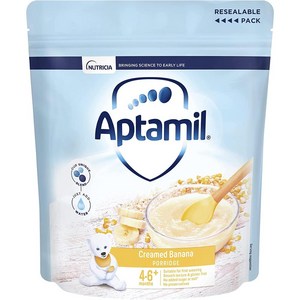 영국직송 Aptamil Ceamed 바나나 Poidge 4-6+ Months 베이비 Food Ceeal 125g 압타밀, 2개