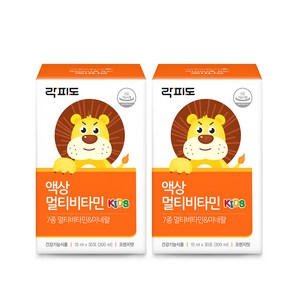 락피도 액상 멀티비타민 키즈 30포 2개, 300ml