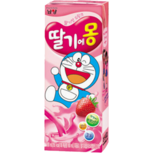 남양유업 딸기에몽, 180ml, 24개