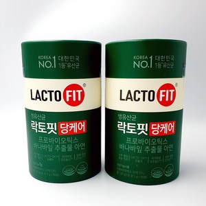 종근당 락토핏 당케어 프로바이오틱스, 120g, 2개