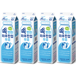 푸르밀 속편한 우유 900ml 4개