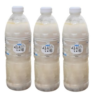 맛 진한 얼음동동 전통 식혜 1.5L 국내산 떡집 찜질방 냉동 식혜, 3개