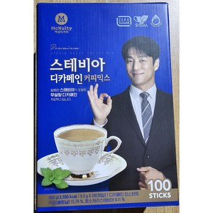 맥널티커피 스테비아 디카페인 커피믹스, 9.5g, 100개입, 1개