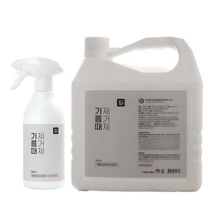 공간케어 초강력 기름때제거제 500ml+4L, 4500ml, 1세트