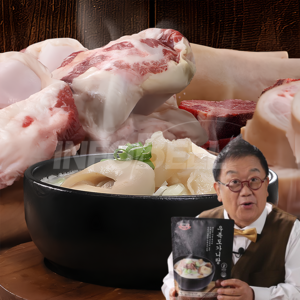 [TV홈쇼핑정품 인포벨]이용식 노다지 우족 도가니탕 국내산 가마솥 한우 사골 육수 대용량 스지 도가니탕, 12개, 1kg
