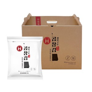 해농 선물세트 25년 햇김 세번구운 곱창김, 10개, 28g