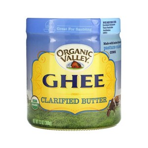 Oganic Valley 퓨리티 팜스 오가닉 기(Ghee) 무염 버터 368 g, 368g, 1개