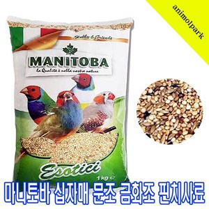 마니토바 핀치류 사료, 1kg, 1개