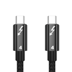 썬더볼트 4 케이블 100W PD 8K60Hz 40Gbps USB CtoC 정품성능 C타입 고속 외장 하드 데이터 충전 Thundebolt Cable, 1개, 150cm