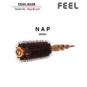 [FEEL JAPAN] Nap Bush 롤빗 (해외직구 일본헤어샵 일본 아이돌 롤빗 헤어롤빗), 6호, 1개